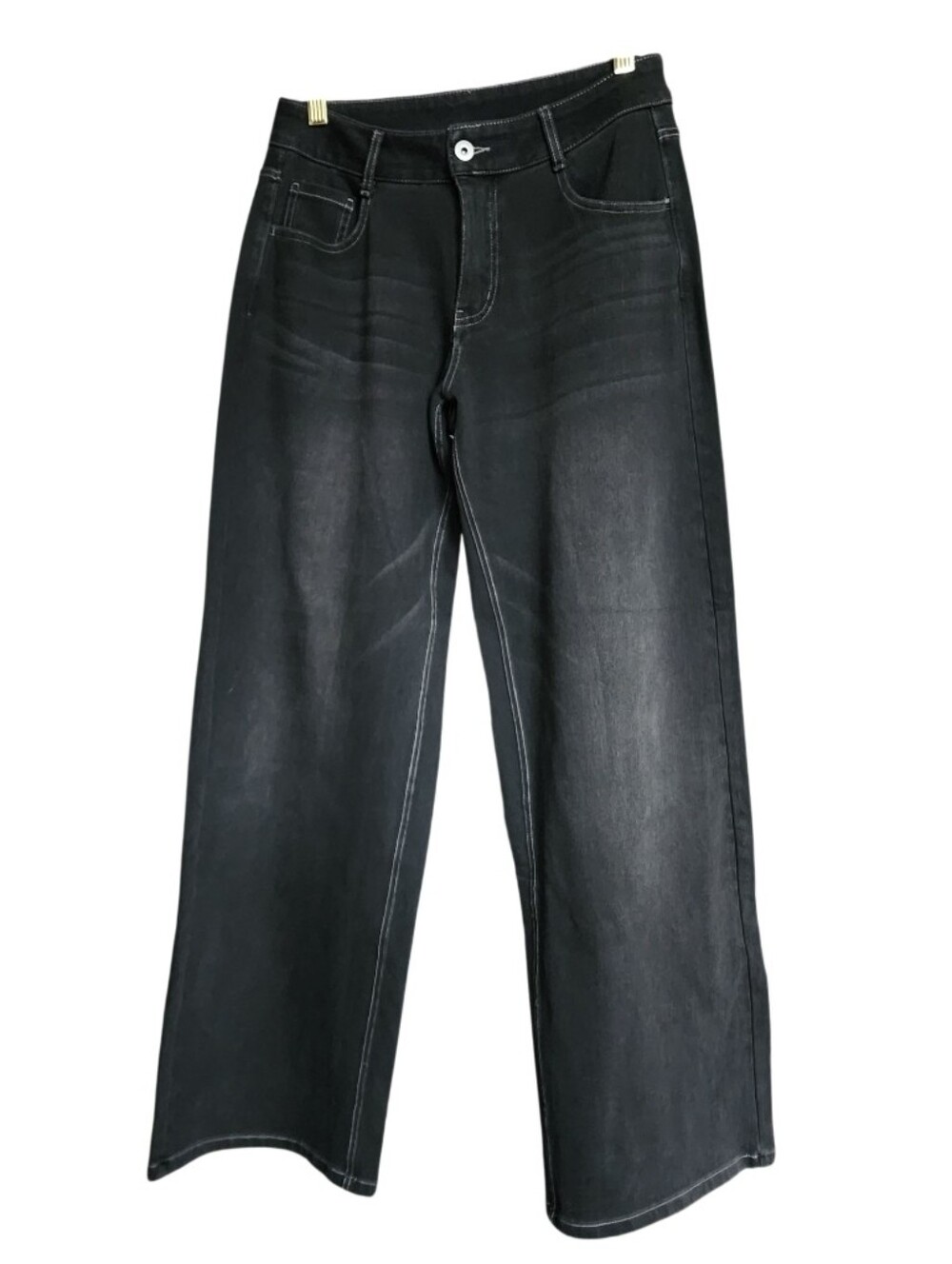 HALARA Black Wide-Leg Jeans